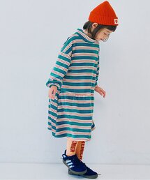 p.premier | 【ジュニア対応】ベロアタッチのメルティ起毛フリースぬくぬくワンピース(ワンピース)