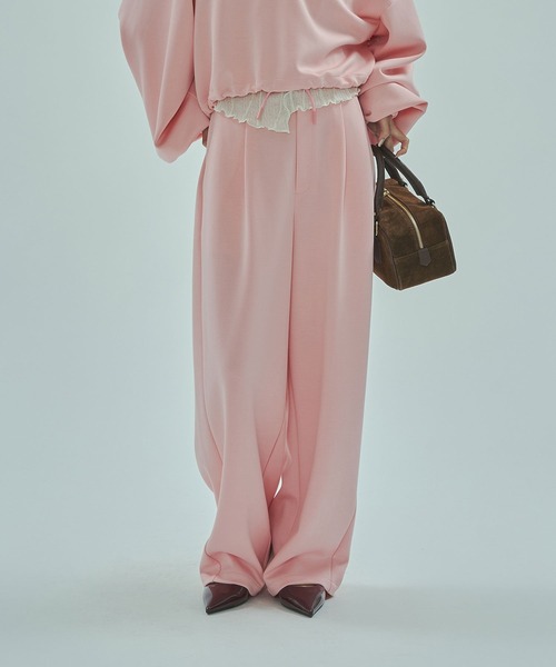 ROSE BUD（ローズバッド）の「TUCK BARREL PANTS（その他パンツ・レディース・ピンク/グレー/ブラック・S/M）」の4枚目の写真