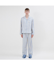 FOLI（ポリー）の「(ユニセックス) ペールブルーパジャマセット（ルームウェア/パジャマ・メンズ）」