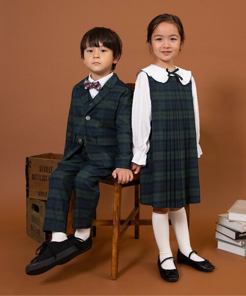 BREEZE（ブリーズ）の「【WEB限定】フォーマルセットアップ(長パンツ)（スーツセット・キッズ・グレー/グリーン・120/130/110/90/100）」の6枚目の写真
