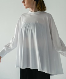 「WHYTO. / ホワイト」AラインフレアTシャツ