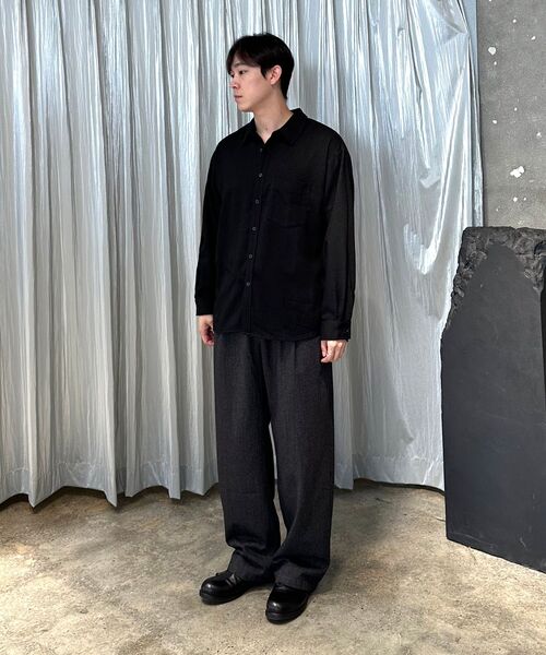 INSILENCE(インサイロンス)の「カットオフネップシャツ ダークブラウン(シャツ/ブラウス・レディース・その他・SMALL/MEDIUM/LARGE)」の6枚目の写真