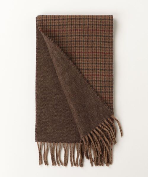 セール】リバーシブル ウールブレンド スカーフ（マフラー）｜POLO