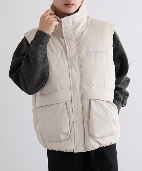 セール】【mihns closet】mc 中綿ユーティリティベスト（ダウンベスト