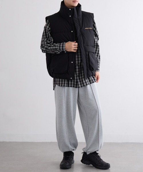 mihns closet(ミンズクローゼット)の「【mihns closet】mc 中綿ユーティリティベスト(ダウンベスト・メンズ・オフホワイト/スモーキーグリーン系/ブラック系その他2/ブラック系1・M/L/LL)」の14枚目の写真