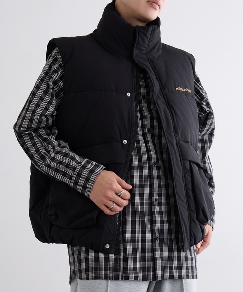 mihns closet(ミンズクローゼット)の「【mihns closet】mc 中綿ユーティリティベスト(ダウンベスト・メンズ・オフホワイト/スモーキーグリーン系/ブラック系その他2/ブラック系1・M/L/LL)」の18枚目の写真