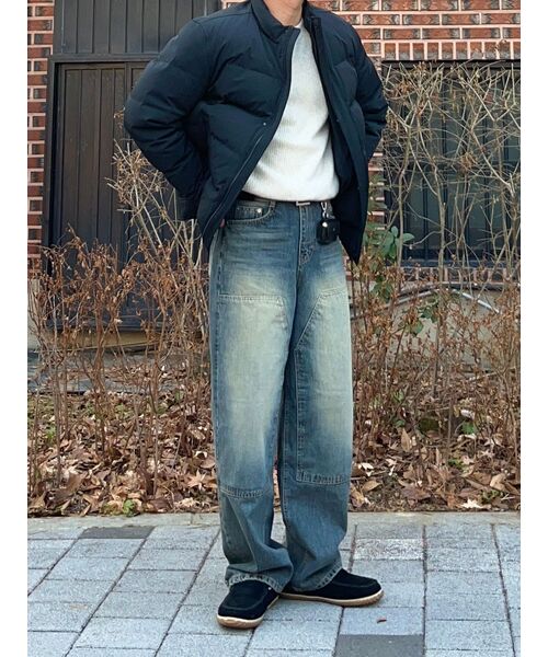 MUSINSA STANDARD（ムシンサスタンダード）の「ミニマルクルーネックニット[クリーム]（ニット/セーター・メンズ・その他・SMALL/MEDIUM/LARGE/X-LARGE/XX-LARGE）」の16枚目の写真