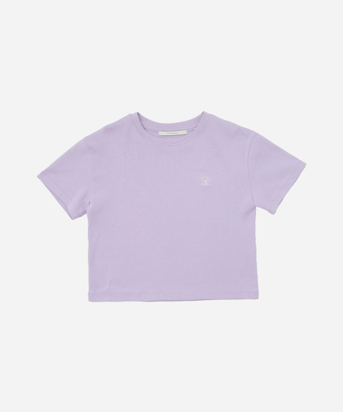 SALT AND CHOCOLATE（ソルトアンドチョコレート）の「SACロゴクロップTシャツパープル4W2311001（Tシャツ/カットソー・レディース・その他・FREE）」の2枚目の写真