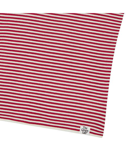 THE GREEN LAB（ザグリーンラボ）の「ストライプクロップニットスリーブレスナシトップ[レッド]（Tシャツ/カットソー・レディース・その他・FREE）」の11枚目の写真
