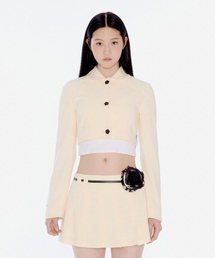 CROP JACKET CREAM