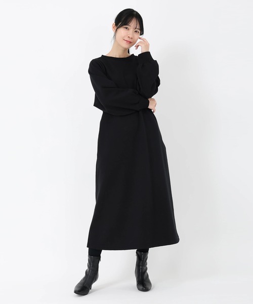 新品タグ付☆ストロベリーフィールズ コンパクトポンチクラシカルジャージワンピース STRAWBERRY-FIELDS（ストロベリーフィールズ） ワンピース コンパクト