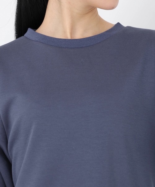 STRAWBERRY-FIELDS（ストロベリーフィールズ）の「マスタリージャージ_ジャージAラインワンピース（ワンピース・レディース・モカ/ブラック・2）」の6枚目の写真