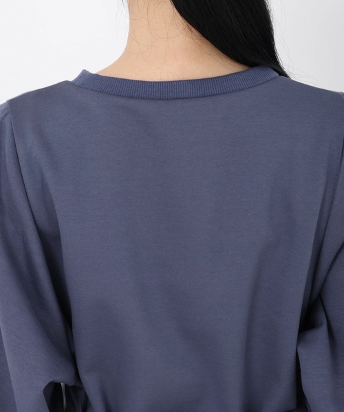 STRAWBERRY-FIELDS（ストロベリーフィールズ）の「マスタリージャージ_ジャージAラインワンピース（ワンピース・レディース・モカ/ブラック・2）」の7枚目の写真