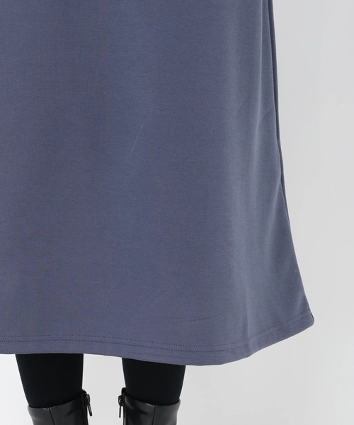 STRAWBERRY-FIELDS（ストロベリーフィールズ）の「マスタリージャージ_ジャージAラインワンピース（ワンピース・レディース・モカ/ブラック・2）」の11枚目の写真