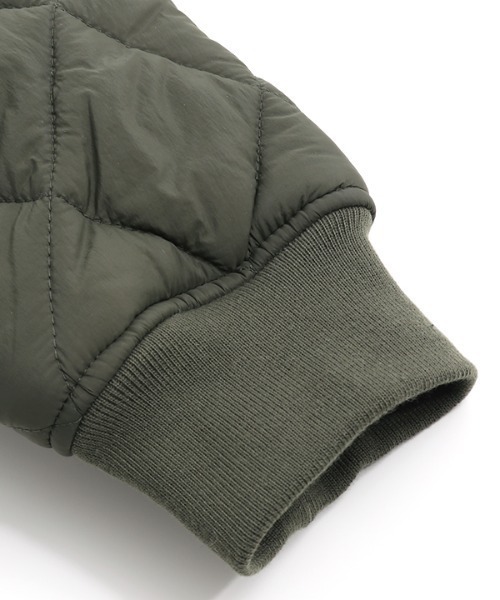 Ocean&Ground（オーシャン&グラウンド）の「Jr.ｷﾙﾄﾉｰｶﾗｰJKT（ナイロンジャケット・キッズ・オリーブ/ブラック/ベージュ・150/160）」の9枚目の写真