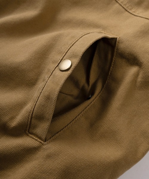 RED KAP（レッドキャップ）の「【77】【RED KAP/レッドキャップ】ワンポイントロゴ ダック フードジャケット/アクティブジャケット（ブルゾン・メンズ・ベージュ/ブラック/カーキ・M/L/XL）」の6枚目の写真