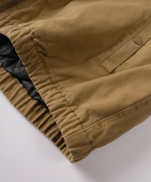 RED KAP（レッドキャップ）の「【77】【RED KAP/レッドキャップ】ワンポイントロゴ ダック フードジャケット/アクティブジャケット（ブルゾン・メンズ・ベージュ/ブラック/カーキ・M/L/XL）」の7枚目の写真