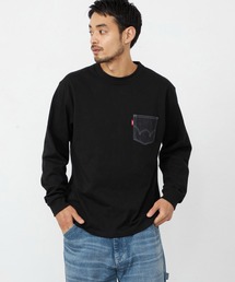 EDWIN | EDWIN エドウィン デニムポケット Tシャツ 長袖(Tシャツ/カットソー)