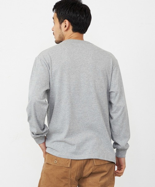 EDWIN(エドウィン)の「EDWIN エドウィン デニムポケット Tシャツ 長袖(Tシャツ/カットソー・メンズ・マスタード/ブラック/グレー/ホワイト・X-LARGE/MEDIUM/LARGE)」の8枚目の写真