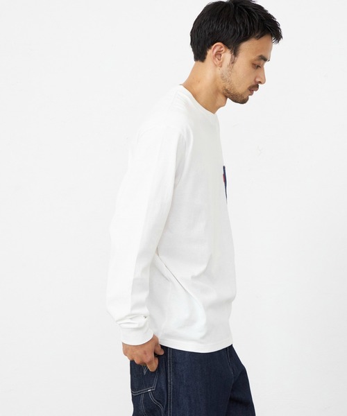 EDWIN(エドウィン)の「EDWIN エドウィン デニムポケット Tシャツ 長袖(Tシャツ/カットソー・メンズ・マスタード/ブラック/グレー/ホワイト・X-LARGE/MEDIUM/LARGE)」の15枚目の写真