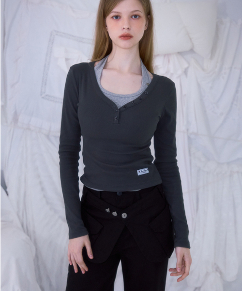 ROSEFRANTZ（ロゼフランツ）の「Skirt Layered Bootcut Pants [Black]（その他パンツ・レディース・ブラック・SMALL/MEDIUM）」の11枚目の写真