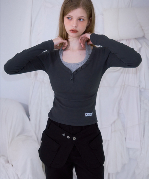 ROSEFRANTZ（ロゼフランツ）の「Skirt Layered Bootcut Pants [Black]（その他パンツ・レディース・ブラック・SMALL/MEDIUM）」の13枚目の写真