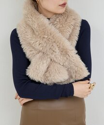 GALLARDAGALANTE | 【2秒で着用可能！】エコファークロスマフラー(マフラー)