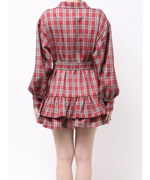 ヘムフリルトレンチミニワンピース（ワンピース）｜jouetie