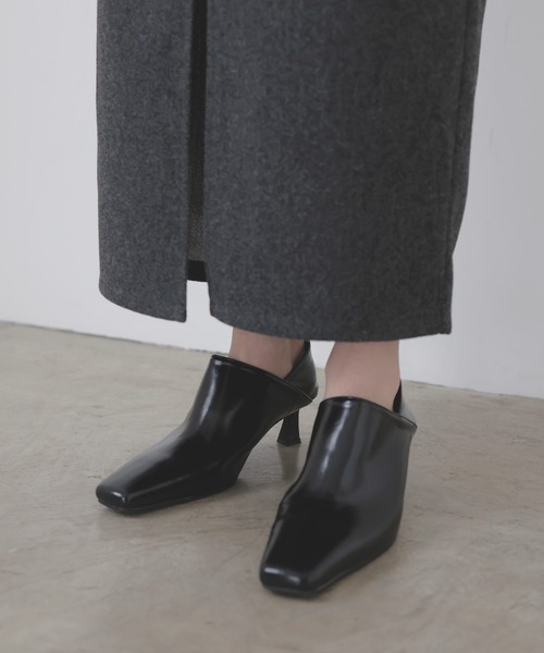 LIAN（リアン）の「2wayスクエアトゥパンプス（パンプス・レディース・レッド/ブラック・MEDIUM/LARGE）」の3枚目の写真