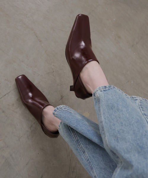 LIAN（リアン）の「2wayスクエアトゥパンプス（パンプス・レディース・レッド/ブラック・MEDIUM/LARGE）」の11枚目の写真