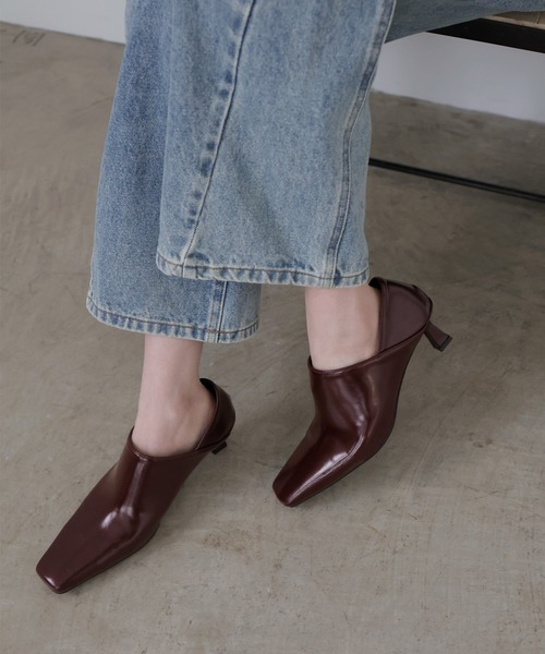 LIAN（リアン）の「2wayスクエアトゥパンプス（パンプス・レディース・レッド/ブラック・MEDIUM/LARGE）」の12枚目の写真