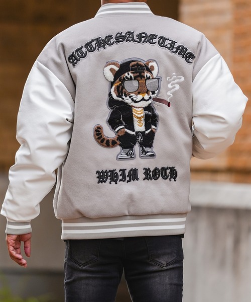 W/Rスモーキングタイガースタジアムジャンパー（スタジャン