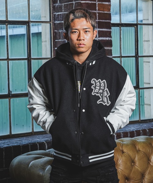 W/Rスモーキングタイガースタジアムジャンパー（スタジャン