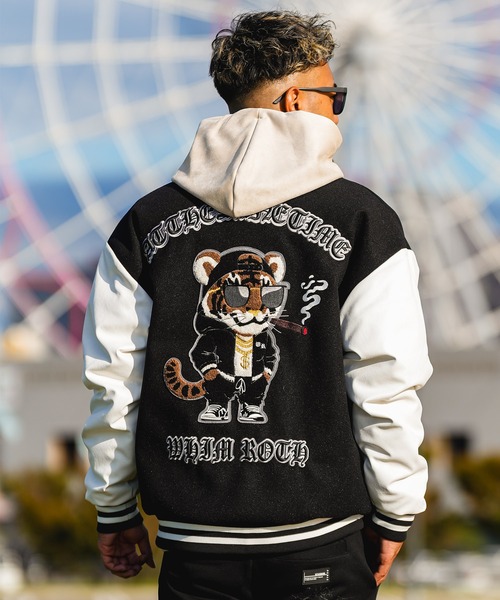 W/Rスモーキングタイガースタジアムジャンパー（スタジャン