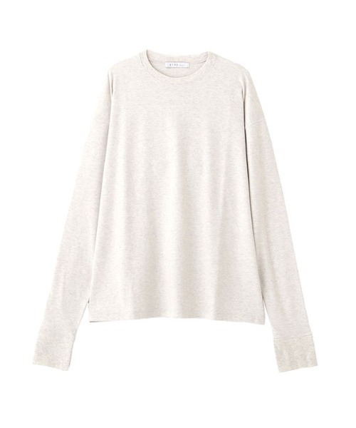 ETRE TOKYO（エトレトウキョウ）の「カフボタンロンTee（Tシャツ/カットソー・レディース・ホワイト/ライトグレー/ブルー・FREE）」の17枚目の写真