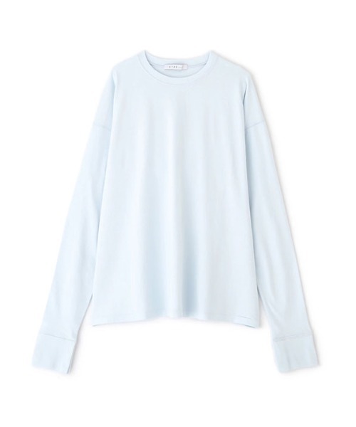 ETRE TOKYO（エトレトウキョウ）の「カフボタンロンTee（Tシャツ/カットソー・レディース・ホワイト/ライトグレー/ブルー・FREE）」の21枚目の写真