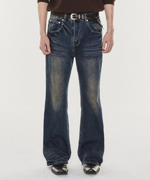 DARK EYE BOOT CUT JEANS (INDIGO)