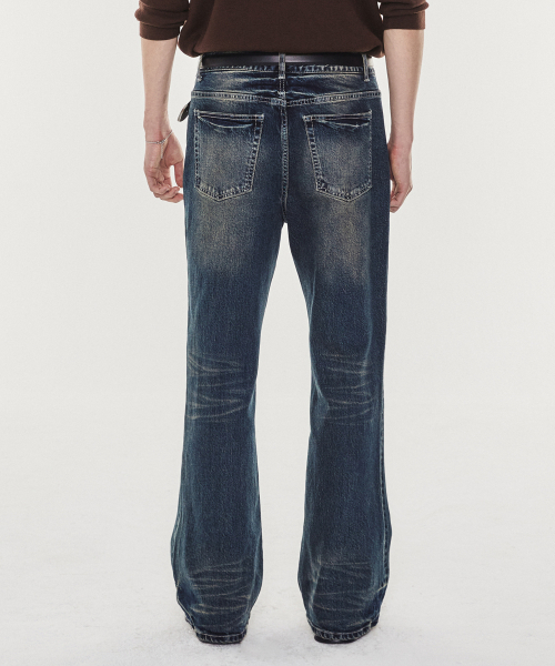 KICHUL(キチョル)の「DARK EYE BOOT CUT JEANS (INDIGO)(デニムパンツ・メンズ・その他・X-SMALL/SMALL/MEDIUM/LARGE)」の18枚目の写真