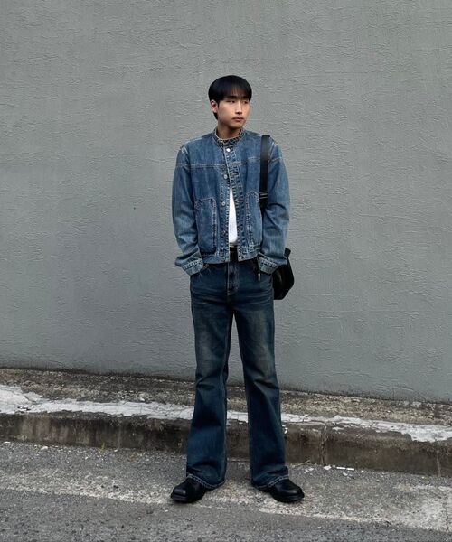 KICHUL(キチョル)の「DARK EYE BOOT CUT JEANS (INDIGO)(デニムパンツ・メンズ・その他・X-SMALL/SMALL/MEDIUM/LARGE)」の20枚目の写真