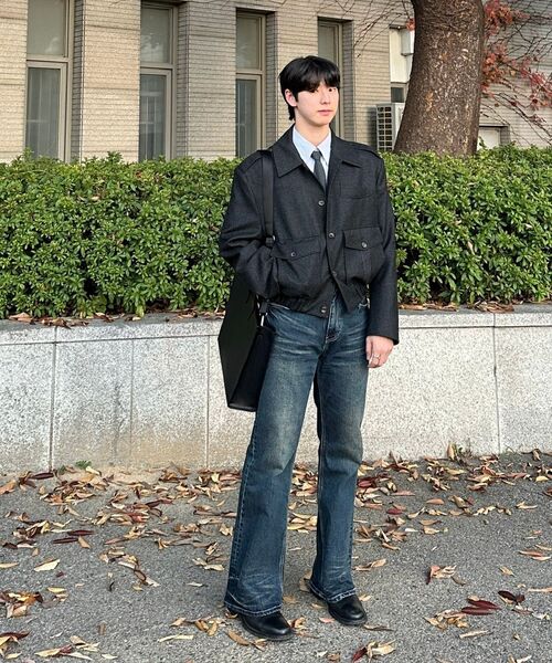 KICHUL(キチョル)の「DARK EYE BOOT CUT JEANS (INDIGO)(デニムパンツ・メンズ・その他・X-SMALL/SMALL/MEDIUM/LARGE)」の14枚目の写真