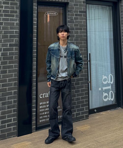 KICHUL(キチョル)の「DARK EYE BOOT CUT JEANS (INDIGO)(デニムパンツ・メンズ・その他・X-SMALL/SMALL/MEDIUM/LARGE)」の16枚目の写真