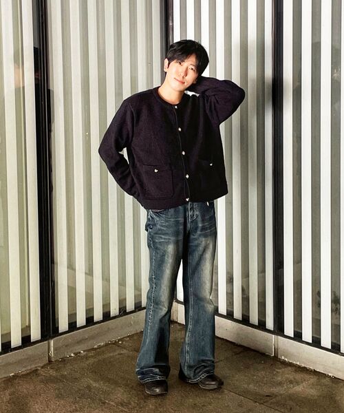 KICHUL(キチョル)の「DARK EYE BOOT CUT JEANS (INDIGO)(デニムパンツ・メンズ・その他・X-SMALL/SMALL/MEDIUM/LARGE)」の17枚目の写真