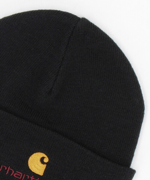 Carhartt（カーハート）の「CARHARTT/カーハート AMERICAN SCRIPT BEANIE アメリカンスクリプトビーニー（ニットキャップ/ビーニー・メンズ・ブラック/グレー/ナチュラル・ONE SIZE）」の5枚目の写真