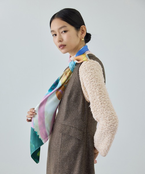 Coohem(コーヘン)の「【COOHEM(コーヘン)】COTTON FANCY YARN HIGH NECK KNIT(ニット/セーター・レディース・キナリ/ベージュ系その他/ダークラベンダー・FREE)」の7枚目の写真