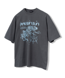 スネークリアルオーバーサイズ半袖Tシャツ MSFTS004-DG