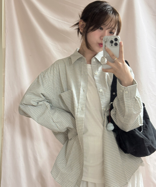JUAN HOMME(ジュアンオム)の「ルーズドチェックシャツ(アイボリー)(シャツ/ブラウス・メンズ・その他・LARGE/SMALL/MEDIUM)」の12枚目の写真