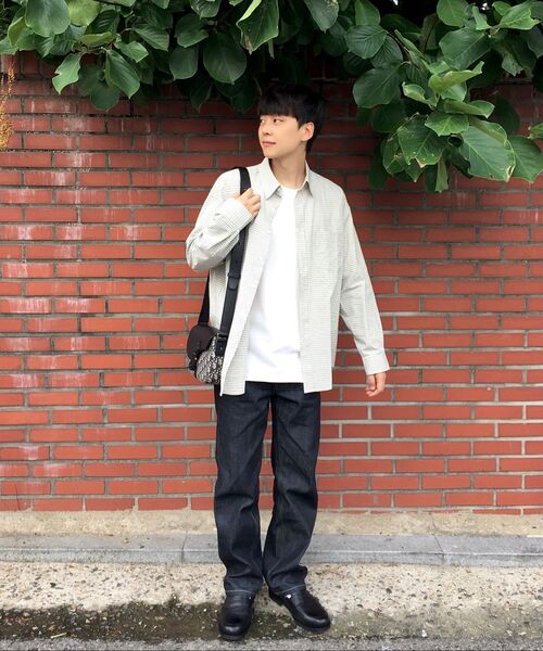 JUAN HOMME(ジュアンオム)の「ルーズドチェックシャツ(アイボリー)(シャツ/ブラウス・メンズ・その他・LARGE/SMALL/MEDIUM)」の17枚目の写真