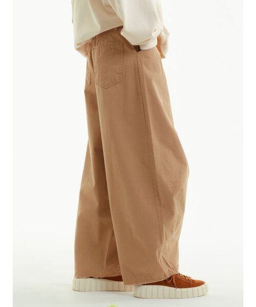 UNKNOWN PLANET(アンノウンプラネット)の「ストリングワイドコットンバルーンパンツブラウン(その他パンツ・レディース・その他・MEDIUM/SMALL)」の4枚目の写真