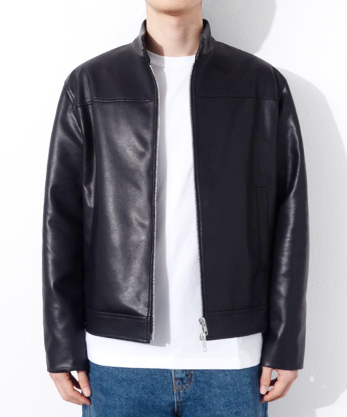 QT8 GARMENTS(キューティーエイトガーメント)の「RG Synthetic Leather Moto Jacket (Black)(ライダースジャケット・レディース・その他・X-LARGE/MEDIUM/LARGE)」の2枚目の写真