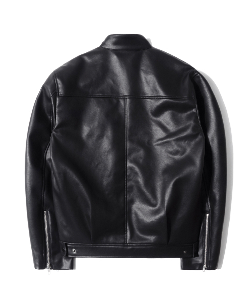 QT8 GARMENTS(キューティーエイトガーメント)の「RG Synthetic Leather Moto Jacket (Black)(ライダースジャケット・レディース・その他・X-LARGE/MEDIUM/LARGE)」の4枚目の写真